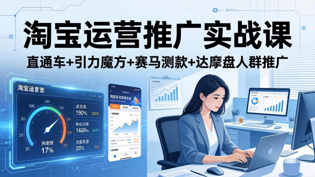 淘宝运营推广实战课(更新26年3月-资源教程须哥