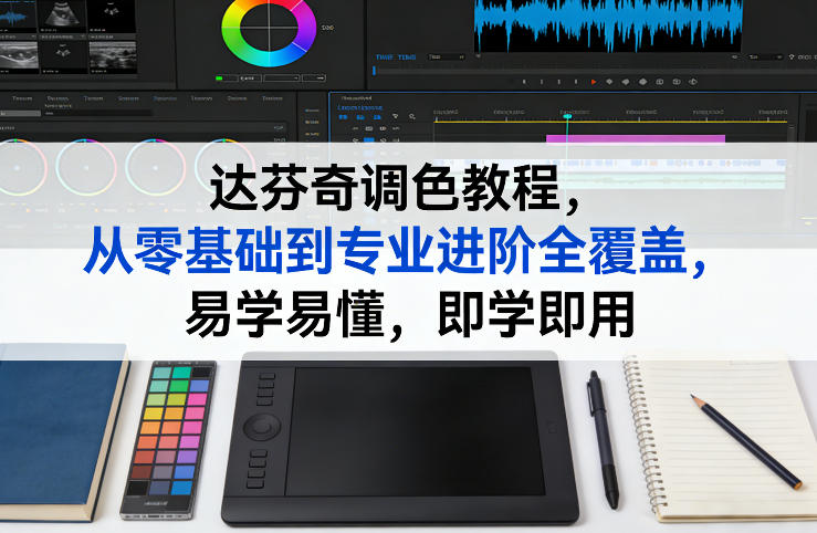 达芬奇调色教程，从零基础到专业进阶全覆盖，易学易懂，即学即用-资源教程须哥