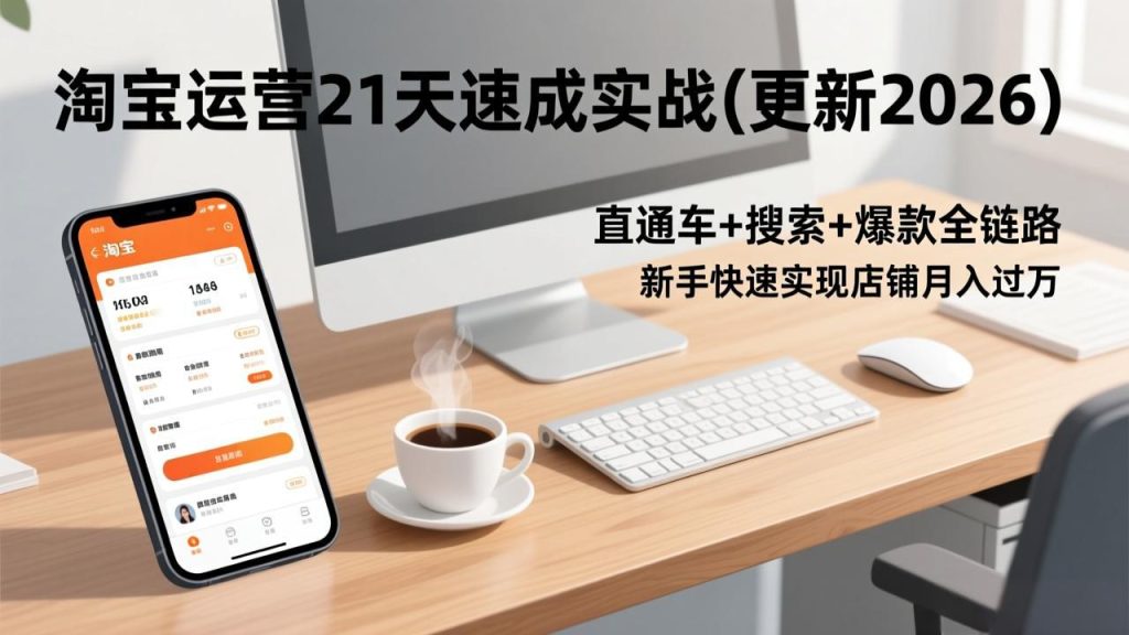 淘宝运营21天速成实战(更新3月-资源教程须哥