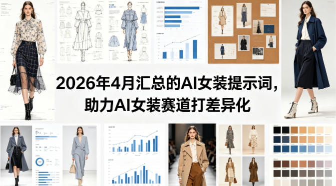 2026年4月汇总的AI女装提示词，助力AI女装赛道打差异化-资源教程须哥