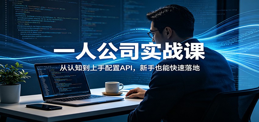一人公司实战课：从认知到上手配置API，新手也能快速落地-资源教程须哥