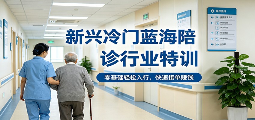 新兴冷门蓝海陪诊行业特训，零基础轻松入行，快速接单赚钱-资源教程须哥