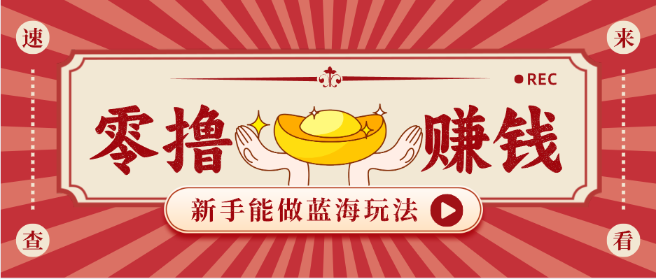 新手也能变现的蓝海玩法，一个人人能做的项目，需求量极大日入300+！-资源教程须哥