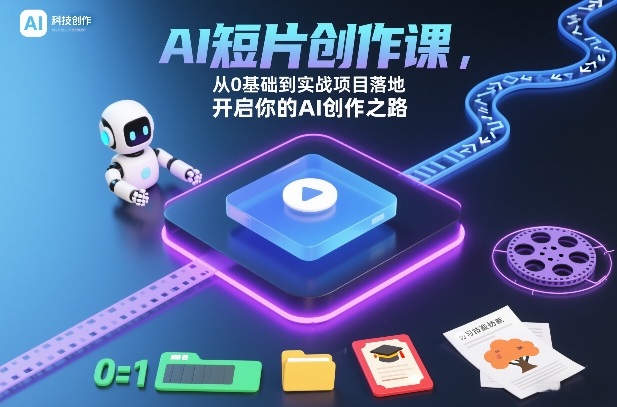 AI短片创作课，从0基础到实战项目落地，开启你的AI创作之路(更新0411)-资源教程须哥