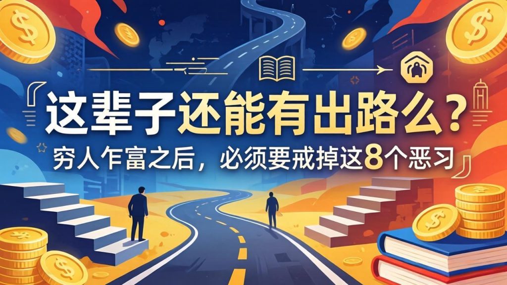 关于人生两篇付费文章【这辈子还能有出路么？】【穷人乍富之后，必须要戒掉这8个恶习】-资源教程须哥