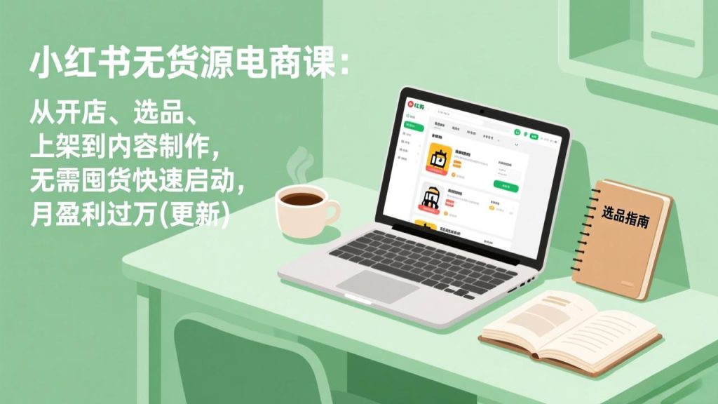 小红书无货源电商课(5月12更新-资源教程须哥