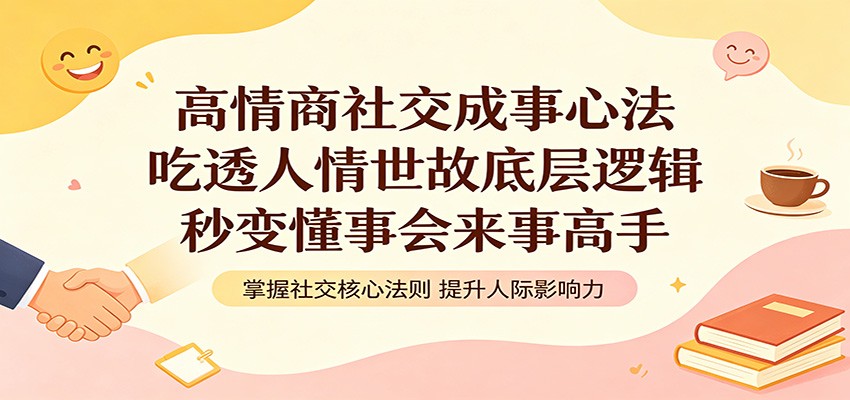 高情商社交成事心法：吃透人情世故底层逻辑，秒变懂事会来事高手-资源教程须哥