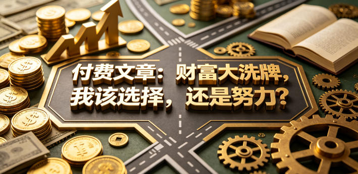 付费文章：财富大洗牌，我该选择，还是努力？-资源教程须哥