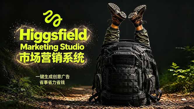 AI广告工作流实战：从脚本到画面用Higgsfield完成，商家也能做品牌视频，省万元成本！附提示词-资源教程须哥
