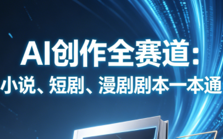 AI创作全赛道：小说、短剧、漫剧剧本一本通(更新5月)-资源教程须哥