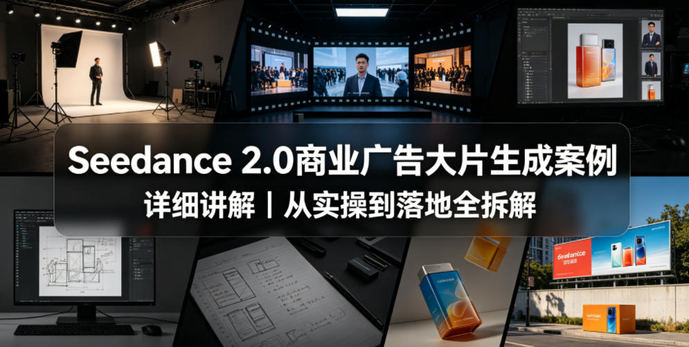 Seedance 2.0商业广告大片生成案例详细讲解｜从实操到落地全拆解-资源教程须哥