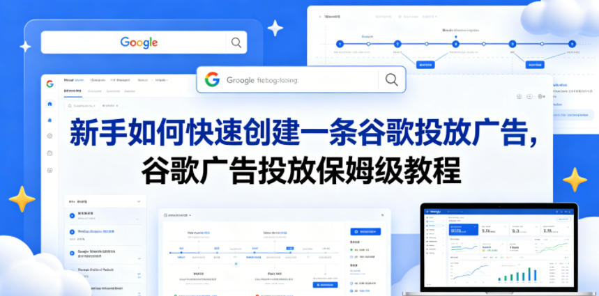 新手如何快速创建一条谷歌投放广告，谷歌广告投放保姆级教程-资源教程须哥