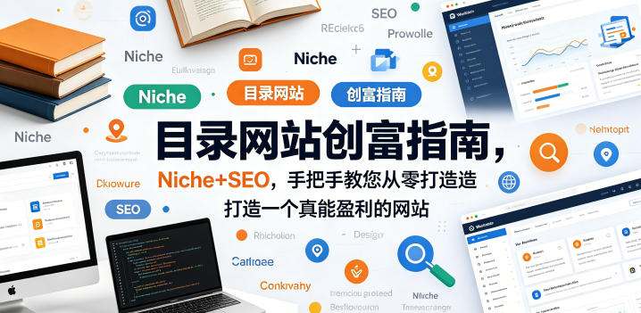 目录网站创富指南，Niche+SEO，手把手教您从零打造打造一个真能盈利的网站【原创双语字幕】-资源教程须哥